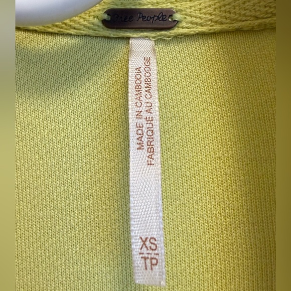 Free people oversized lime ruby jacket - Picture 5 of 7